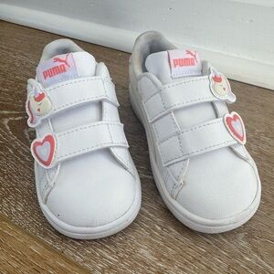 Puma Smash 3.0 Rainbow Unicorn Badges Easy On Off Sneakers - Toddler Size 6C